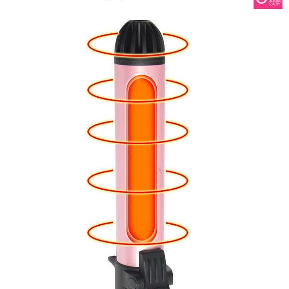 Automatic Rotating Tourmaline Ceramic 1.25Inch Hair Curling Iron Wand Hot Roller - Picture 8 of 12